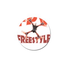 Fpv Freestyle T- Shirt F P V Freestyle Drone Racing Drawing Artwork T- Shirt (2) Golf Ball Marker (10 Pack) by ZUXUMI