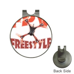 Fpv Freestyle T- Shirt F P V Freestyle Drone Racing Drawing Artwork T- Shirt (2) Hat Clips With Golf Markers by ZUXUMI