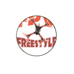 Fpv Freestyle T- Shirt F P V Freestyle Drone Racing Drawing Artwork T- Shirt (2) Hat Clip Ball Marker (10 Pack) by ZUXUMI