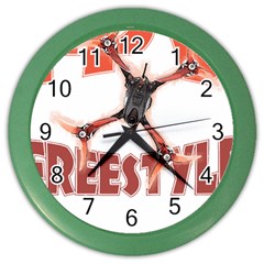 Fpv Freestyle T- Shirt F P V Freestyle Drone Racing Drawing Artwork T- Shirt (2) Color Wall Clock by ZUXUMI