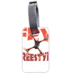 Fpv Freestyle T- Shirt F P V Freestyle Drone Racing Drawing Artwork T- Shirt (2) Luggage Tag (two Sides) by ZUXUMI