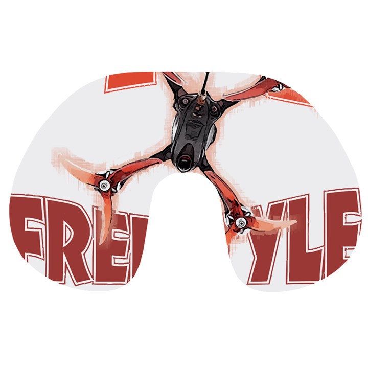 Fpv Freestyle T- Shirt F P V Freestyle Drone Racing Drawing Artwork T- Shirt (2) Travel Neck Pillow