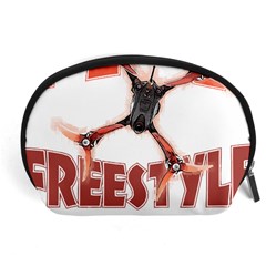 Fpv Freestyle T- Shirt F P V Freestyle Drone Racing Drawing Artwork T- Shirt (2) Accessory Pouch (large) by ZUXUMI