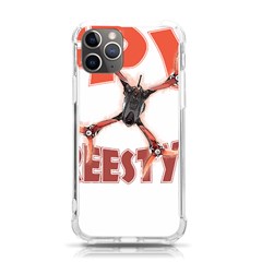 Fpv Freestyle T- Shirt F P V Freestyle Drone Racing Drawing Artwork T- Shirt (2) Iphone 11 Pro 5 8 Inch Tpu Uv Print Case by ZUXUMI