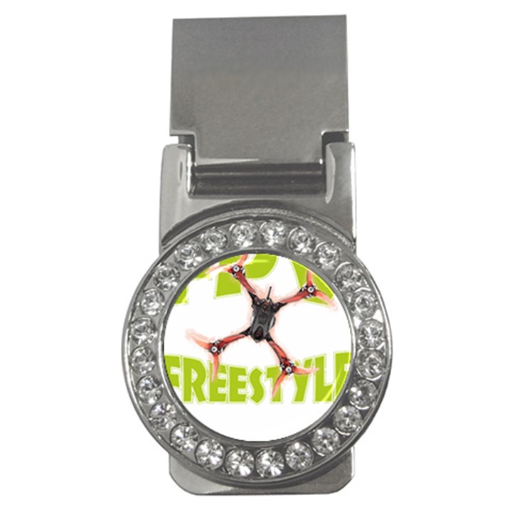 Fpv Freestyle T- Shirt F P V Freestyle Drone Racing Drawing Artwork T- Shirt Money Clips (CZ) 