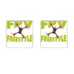 Fpv Freestyle T- Shirt F P V Freestyle Drone Racing Drawing Artwork T- Shirt Cufflinks (square) by ZUXUMI