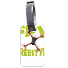 Fpv Freestyle T- Shirt F P V Freestyle Drone Racing Drawing Artwork T- Shirt Luggage Tag (two Sides) by ZUXUMI