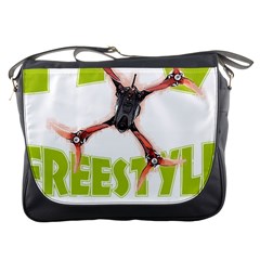 Fpv Freestyle T- Shirt F P V Freestyle Drone Racing Drawing Artwork T- Shirt Messenger Bag by ZUXUMI