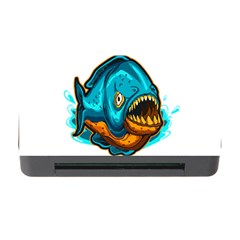 Piranha T-shirtwhite Look Calm Piranha 03 T-shirt Memory Card Reader With Cf by EnriqueJohnson