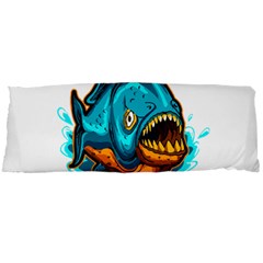 Piranha T-shirtwhite Look Calm Piranha 03 T-shirt Body Pillow Case Dakimakura (two Sides) by EnriqueJohnson