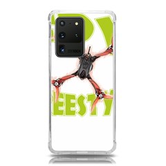 Fpv Freestyle T- Shirt F P V Freestyle Drone Racing Drawing Artwork T- Shirt Samsung Galaxy S20 Ultra 6 9 Inch Tpu Uv Case by ZUXUMI