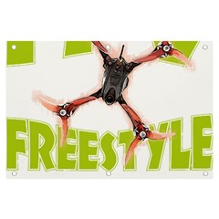 Fpv Freestyle T- Shirt F P V Freestyle Drone Racing Drawing Artwork T- Shirt Banner And Sign 6  X 4  by ZUXUMI