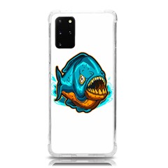 Piranha T-shirtwhite Look Calm Piranha 03 T-shirt Samsung Galaxy S20plus 6 7 Inch Tpu Uv Case by EnriqueJohnson