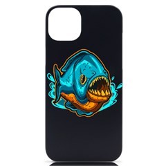 Piranha T-shirtwhite Look Calm Piranha 03 T-shirt Iphone 14 Plus Black Uv Print Case by EnriqueJohnson