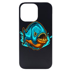 Piranha T-shirtwhite Look Calm Piranha 03 T-shirt Iphone 14 Pro Max Black Uv Print Case by EnriqueJohnson