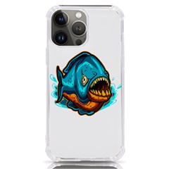 Piranha T-shirtwhite Look Calm Piranha 03 T-shirt Iphone 13 Pro Max Tpu Uv Print Case by EnriqueJohnson