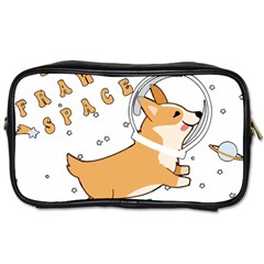 Frawing Space Dog Lover T- Shirt Cool Dog Frawing Space Dog Lover T- Shirt Toiletries Bag (One Side)