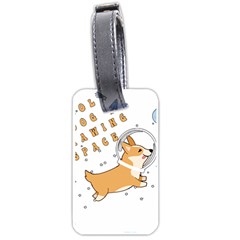 Frawing Space Dog Lover T- Shirt Cool Dog Frawing Space Dog Lover T- Shirt Luggage Tag (one Side) by ZUXUMI