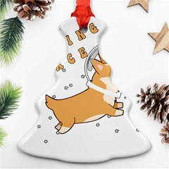 Frawing Space Dog Lover T- Shirt Cool Dog Frawing Space Dog Lover T- Shirt Ornament (Christmas Tree) 