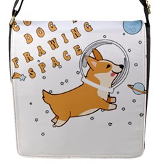 Frawing Space Dog Lover T- Shirt Cool Dog Frawing Space Dog Lover T- Shirt Flap Closure Messenger Bag (S)