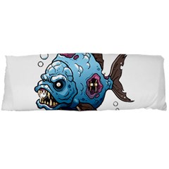 Piranha T-shirtwhite Look Calm Piranha 09 T-shirt Body Pillow Case Dakimakura (two Sides) by EnriqueJohnson