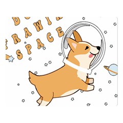 Frawing Space Dog Lover T- Shirt Cool Dog Frawing Space Dog Lover T- Shirt Premium Plush Fleece Blanket (Large)