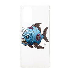 Piranha T-shirtwhite Look Calm Piranha 09 T-shirt Samsung Galaxy Note 20 Tpu Uv Case by EnriqueJohnson