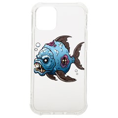 Piranha T-shirtwhite Look Calm Piranha 09 T-shirt Iphone 12 Mini Tpu Uv Print Case	 by EnriqueJohnson