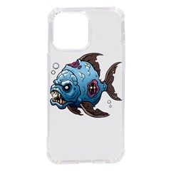 Piranha T-shirtwhite Look Calm Piranha 09 T-shirt Iphone 14 Pro Max Tpu Uv Print Case by EnriqueJohnson