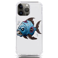 Piranha T-shirtwhite Look Calm Piranha 09 T-shirt Iphone 13 Pro Max Tpu Uv Print Case by EnriqueJohnson