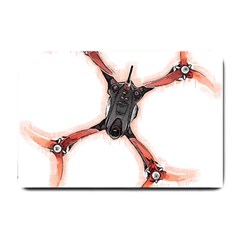 Freestyle Drone T- Shirt F P V Freestyle Drone Racing Drawing Artwork T- Shirt Small Doormat by ZUXUMI