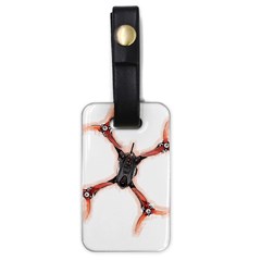 Freestyle Drone T- Shirt F P V Freestyle Drone Racing Drawing Artwork T- Shirt Luggage Tag (one Side) by ZUXUMI