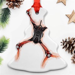 Freestyle Drone T- Shirt F P V Freestyle Drone Racing Drawing Artwork T- Shirt Christmas Tree Ornament (two Sides) by ZUXUMI