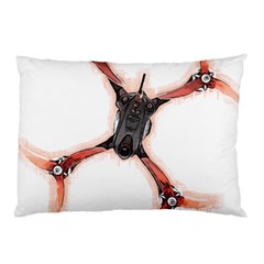 Freestyle Drone T- Shirt F P V Freestyle Drone Racing Drawing Artwork T- Shirt Pillow Case (two Sides) by ZUXUMI