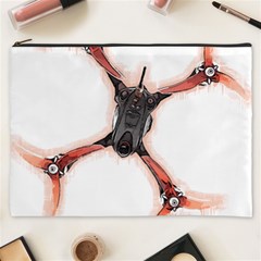 Freestyle Drone T- Shirt F P V Freestyle Drone Racing Drawing Artwork T- Shirt Cosmetic Bag (xxxl) by ZUXUMI