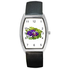 Piranha T-shirtwhite Look Calm Piranha 27 T-shirt Barrel Style Metal Watch by EnriqueJohnson