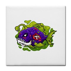 Piranha T-shirtwhite Look Calm Piranha 27 T-shirt Face Towel by EnriqueJohnson