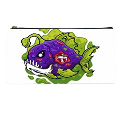 Piranha T-shirtwhite Look Calm Piranha 27 T-shirt Pencil Case by EnriqueJohnson