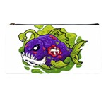 Piranha T-shirtwhite Look Calm Piranha 27 T-shirt Pencil Case Front