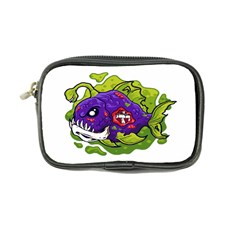 Piranha T-shirtwhite Look Calm Piranha 27 T-shirt Coin Purse by EnriqueJohnson