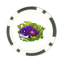 Piranha T-shirtwhite Look Calm Piranha 27 T-shirt Poker Chip Card Guard (10 Pack) by EnriqueJohnson