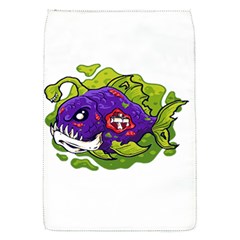 Piranha T-shirtwhite Look Calm Piranha 27 T-shirt Removable Flap Cover (s) by EnriqueJohnson