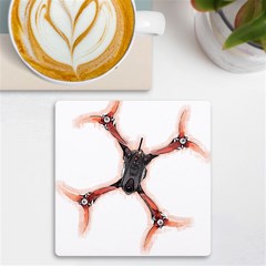 Freestyle Drone T- Shirt F P V Freestyle Drone Racing Drawing Artwork T- Shirt Uv Print Square Tile Coaster 