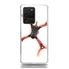 Freestyle Drone T- Shirt F P V Freestyle Drone Racing Drawing Artwork T- Shirt Samsung Galaxy S20 Ultra 6 9 Inch Tpu Uv Case by ZUXUMI