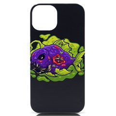 Piranha T-shirtwhite Look Calm Piranha 27 T-shirt Iphone 14 Black Uv Print Case by EnriqueJohnson