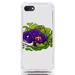 Piranha T-shirtwhite Look Calm Piranha 27 T-shirt Iphone Se by EnriqueJohnson