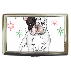 French Bulldog Christmas T- Shirt Christmas Santa Frenchie T- Shirt Cigarette Money Case by ZUXUMI