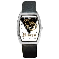 Pisces T-shirtnew Zodiac Pisces T-shirt Barrel Style Metal Watch by EnriqueJohnson