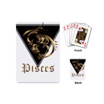 Pisces T-shirtnew Zodiac Pisces T-shirt Playing Cards Single Design (Mini) Back