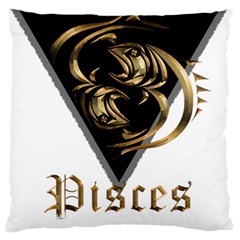 Pisces T-shirtnew Zodiac Pisces T-shirt Large Premium Plush Fleece Cushion Case (one Side) by EnriqueJohnson